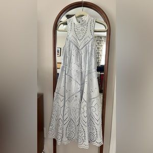 Zimmermann Blue Eyelet Dress Size 0